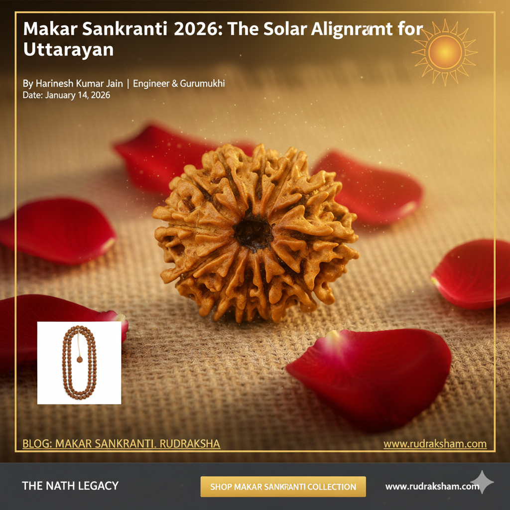 Makar Sankranti 2026: The Solar Alignment for Uttarayan & Rudraksha Wisdom