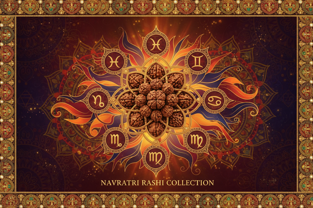 Rashi Rudraksha Pendants — Zodiac Combinations for All 12 Signs ...