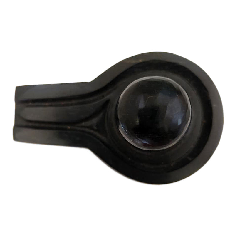 Jade Stone Shivling | Black Jade Shivlinga | Black Jade Gemstone Shivalinga | Black Shivalingam - 115 g