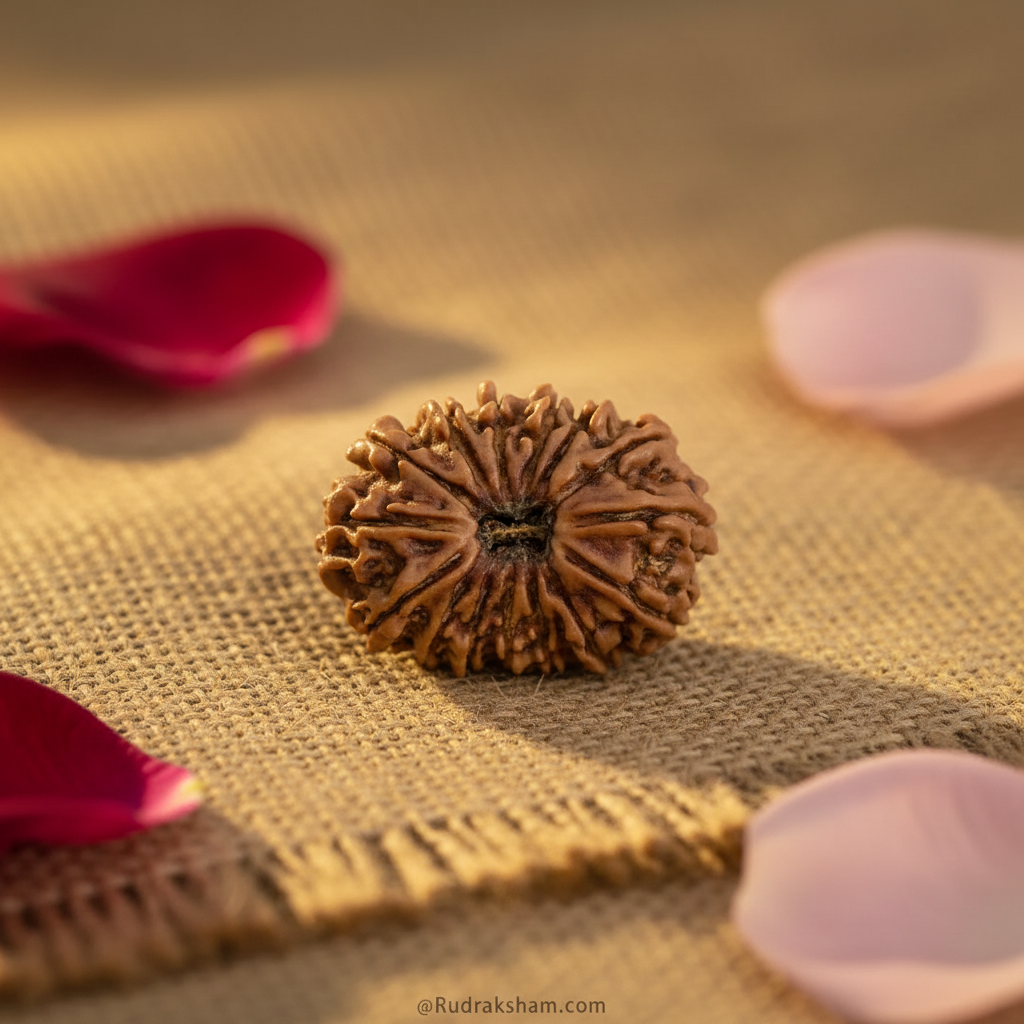15 Mukhi Rudraksha Bead | Authentic and Energised Nepal Origin Fifteen Faced Spiritual Rudraksha Bead Only Bead