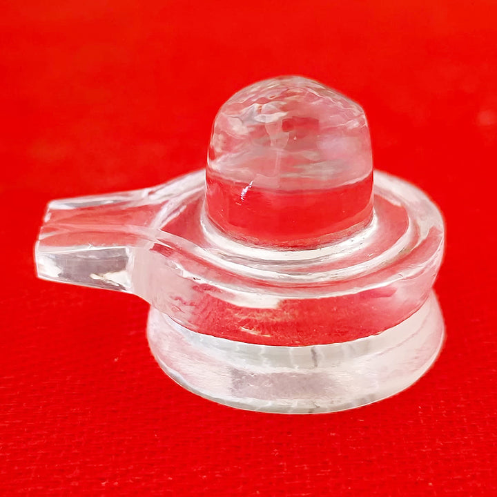 Crystal Clear Sphatik Shivling | Quartz Sphatik Shivalingam | Natural Sphatik Shivalinga (15 g)