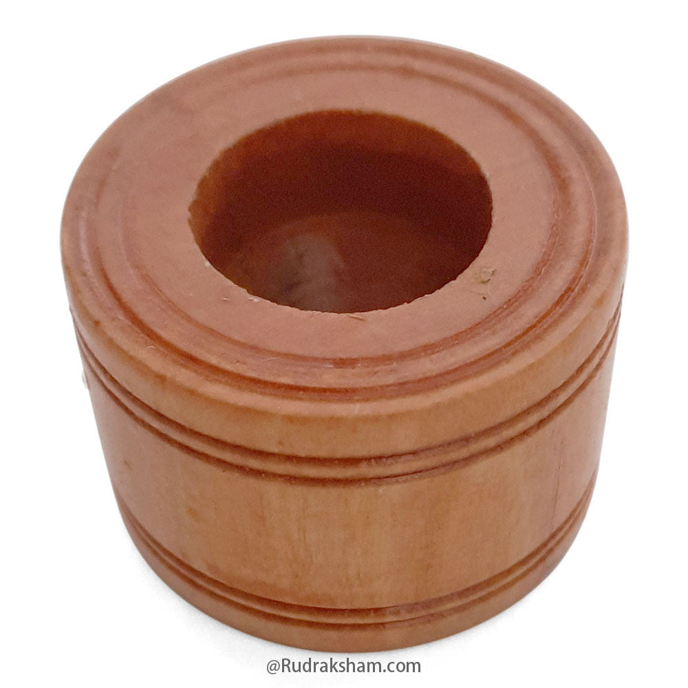 Narmdeshwar Shivling with Wooden Jalhari Base - 5