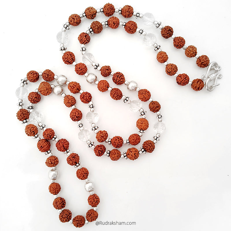  Venus Mala Necklace with silver accessories