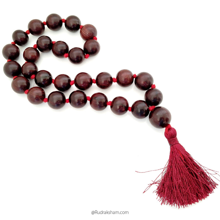 Red Chandan Kantha Japa Mala 18.00 mm