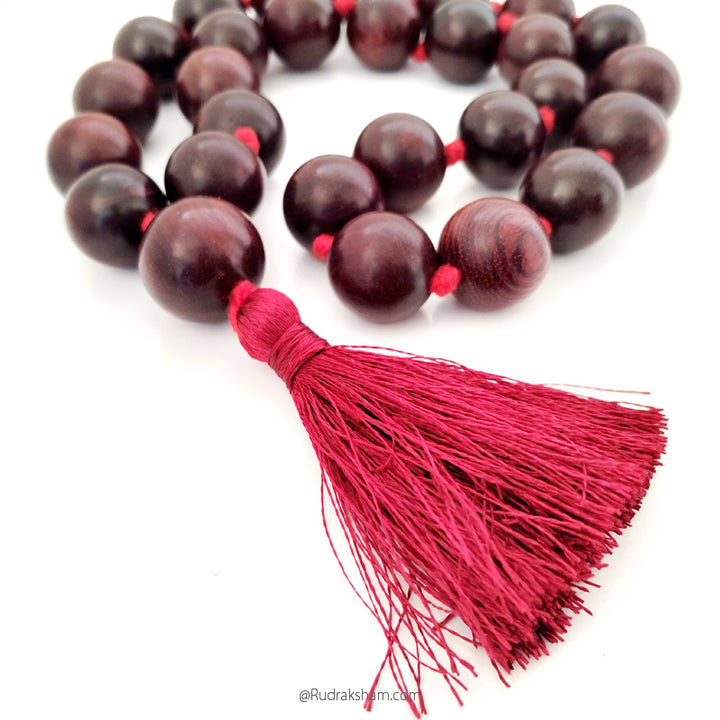 Red Chandan Kantha Japa Mala 18.00 mm