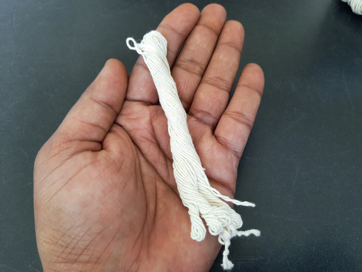 Janjam Thread Janeu Cotton Sacred Thread For Pooja 20 Pcs, Yagnopaveeth JANOI Thread ...