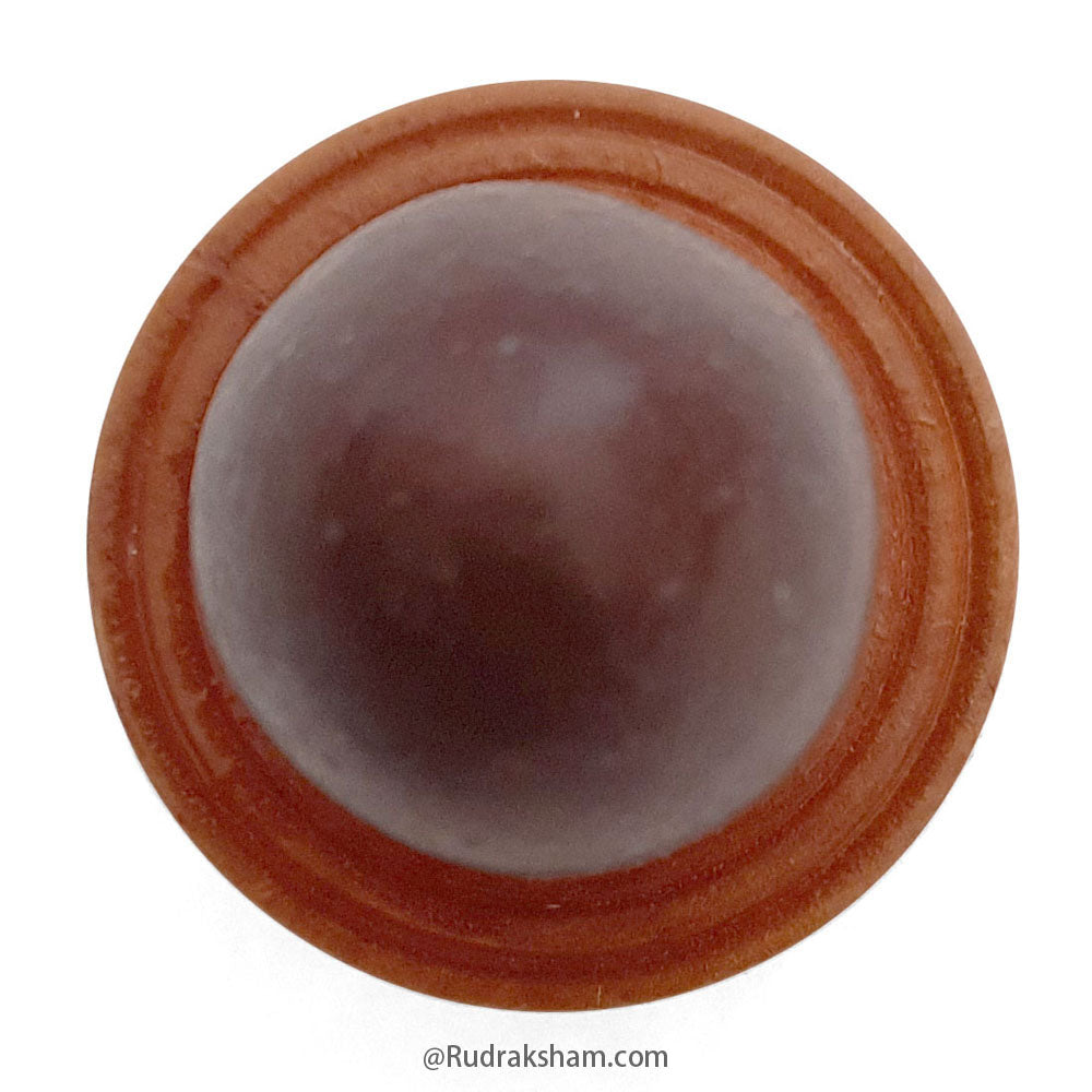 Narmdeshwar Shivling with Wooden Jalhari Base - 1