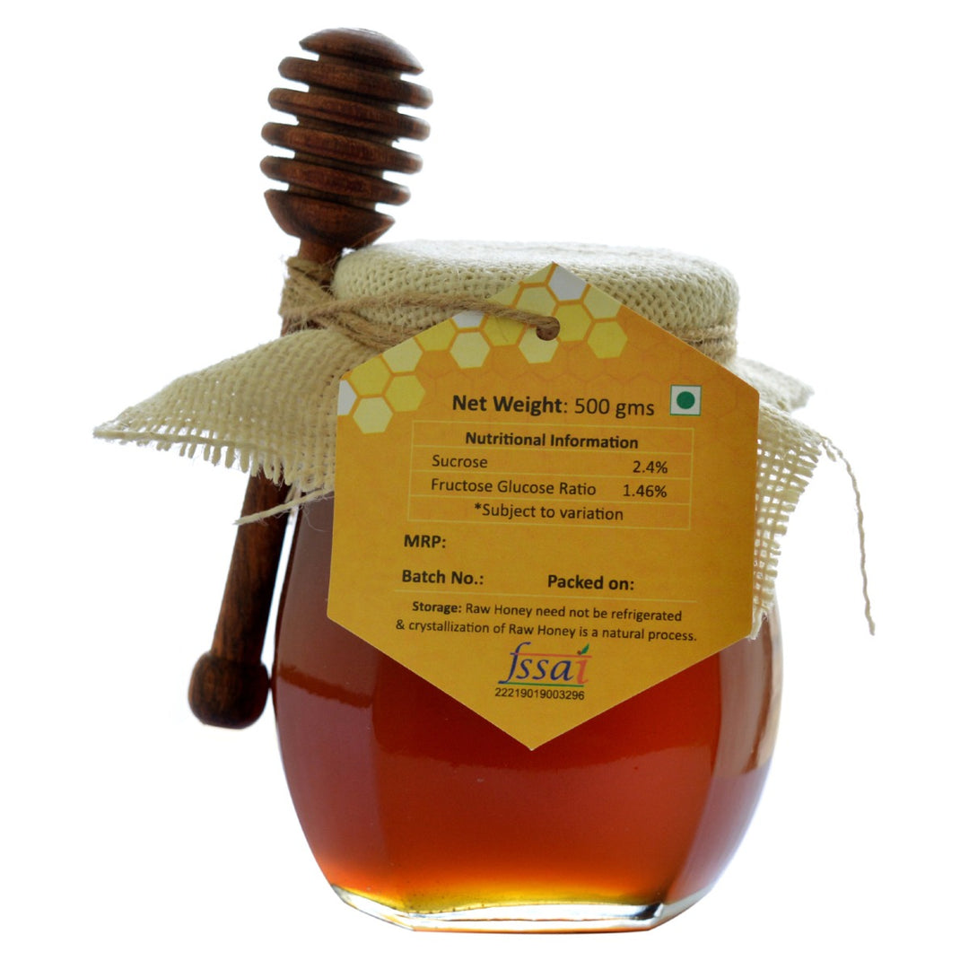 Kabeela Pure Raw Unprocessed Honey 500 Gms
