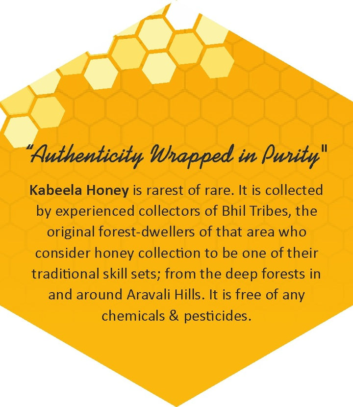 Kabeela Pure Raw Unprocessed Honey 500 Gms