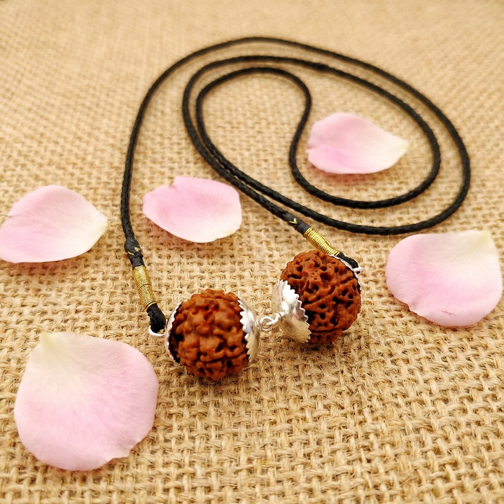 Pisces (Meen) Wisdom & Protection Bundle - 5 & 3 Mukhi Rudraksha