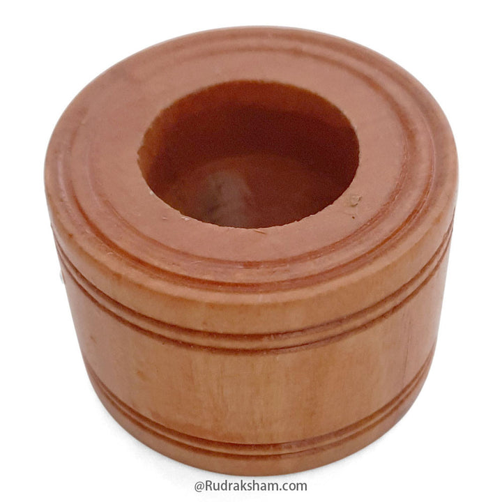 Narmdeshwar Shivling with Wooden Jalhari Base - 1