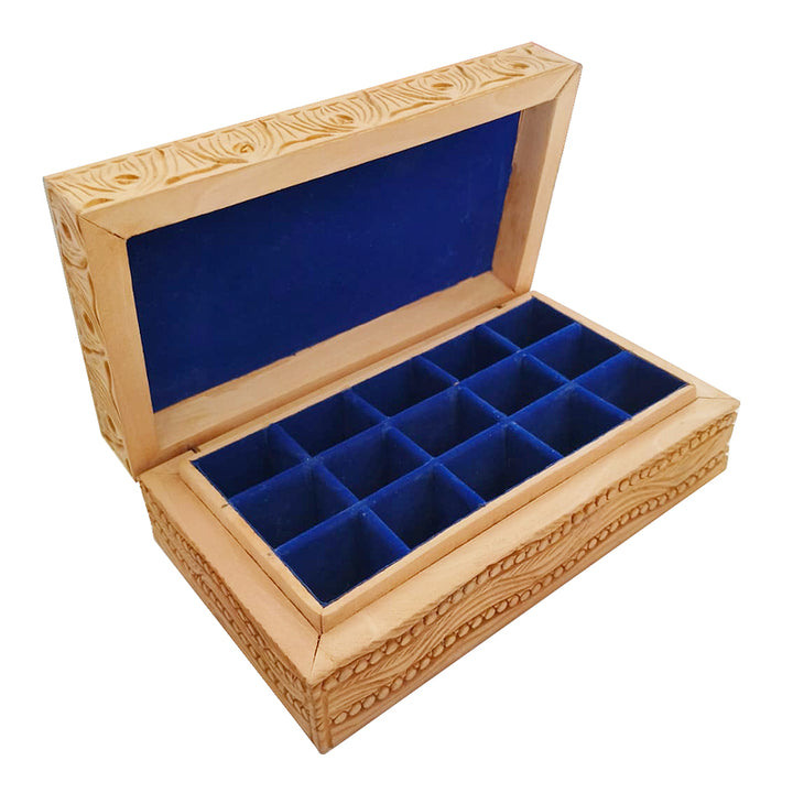 Ek Mukhi to 14 Mukhi Rudraksha Beads Set Wooden Box with Gauri Shankar Bead | Top Quality High Grade Beads Collectors Item with Box