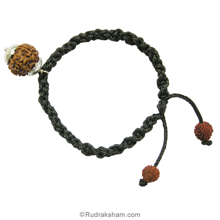 7 Mukhi Wrist Band in Silver