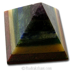 7 Chakra Gemstone Pyramid