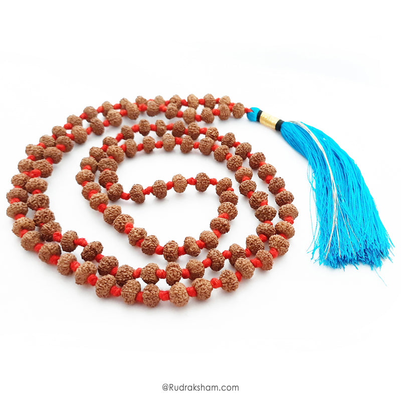 9 Mukhi Rudraksha Indonesian Beads Japa Mala | 108 Beads Java Nine Mukhi Rudraksha Beads Kantha Mala | Nau Mukhi Mala Rosary