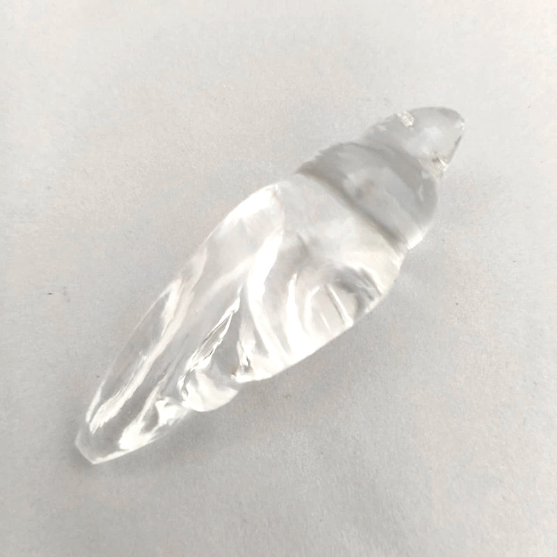 Sphatik Conch Shell, Original Crystal / Quartz Gemstone Conch shell, Sphatik Shankh, Crystal Stone Sankh For Lakshmi Pooja