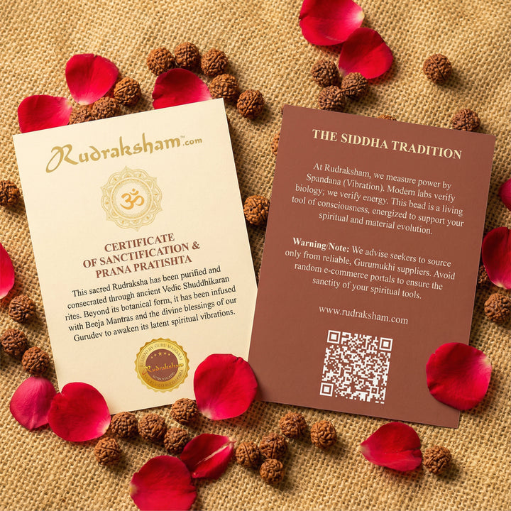 Scorpio (Vrischhik) Intuition & Financial Gain - 5 & 2 Mukhi Rudraksha