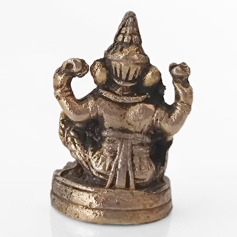 Brass Ganesha Idol (1 Inch) | Miniature Idol | Ganesh Ji Statue