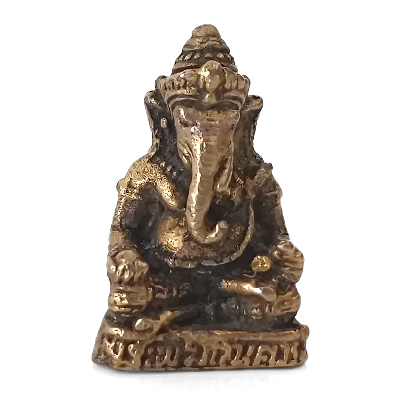 Brass Ganesha Idol (1 Inch) | Ganesh Ji | Statue Miniature Idol