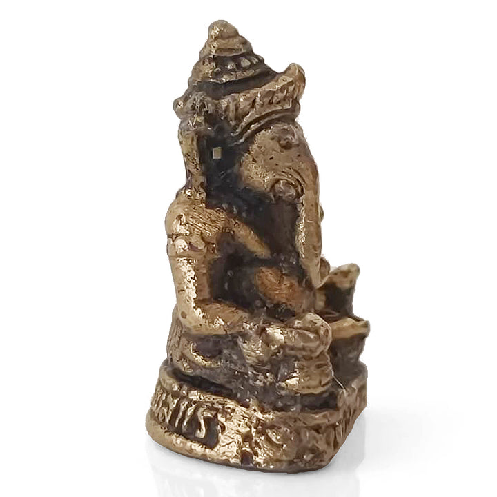 Brass Ganesha Idol (1 Inch) | Ganesh Ji | Statue Miniature Idol