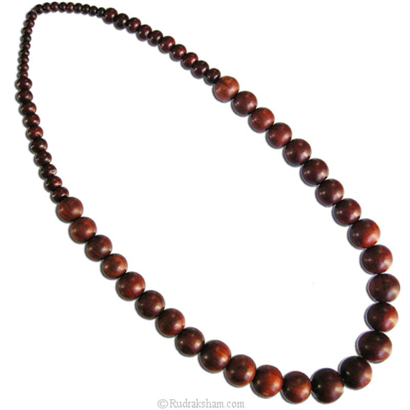 Red Sandalwood Beads - Lal Chandan / Rakta Chandan Jewelry Set