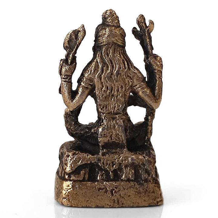 Brass Shiva Idol (1 Inch) | Miniature Idol | Shiv Ji Statue