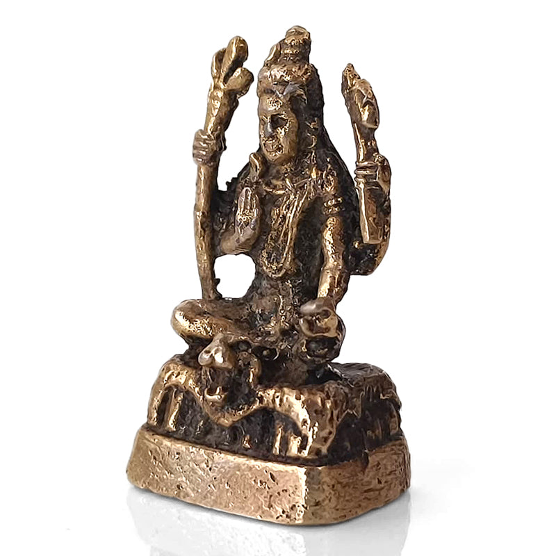Brass Shiva Idol (1 Inch) | Miniature Idol | Shiv Ji Statue