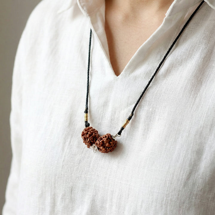 Cancer (Kark) Emotional Balance & Assets Bundle - 3 & 2 Mukhi Rudraksha