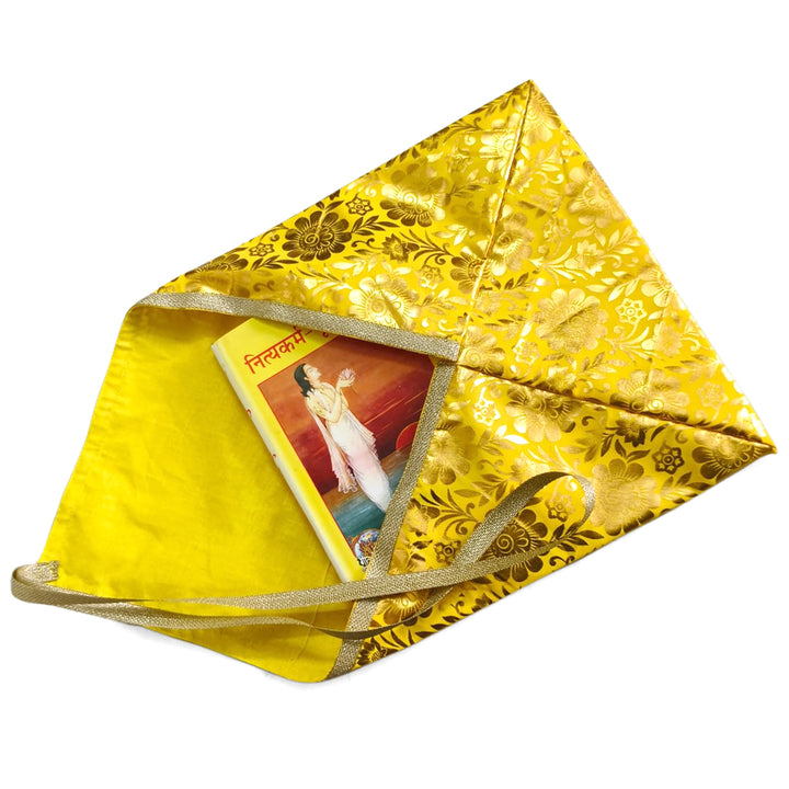 Religious Book Cover, Holy Book Cover, Book Cover for Religious Books Ramayana Geeta Quran Bible , Custom Book Cover, Religious Gift Yellow Medium