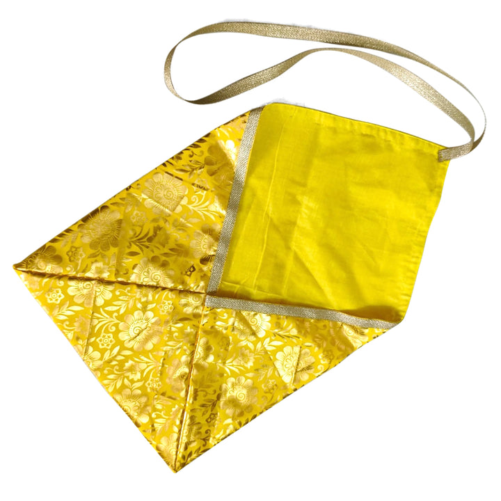 Religious Book Cover, Holy Book Cover, Book Cover for Religious Books Ramayana Geeta Quran Bible , Custom Book Cover, Religious Gift Yellow Large