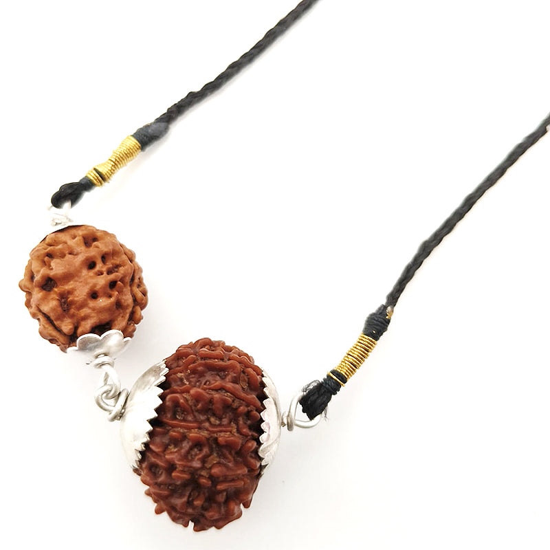 Leo (Simha) Authority & Leadership Bundle - 12 & 3 Mukhi Rudraksha