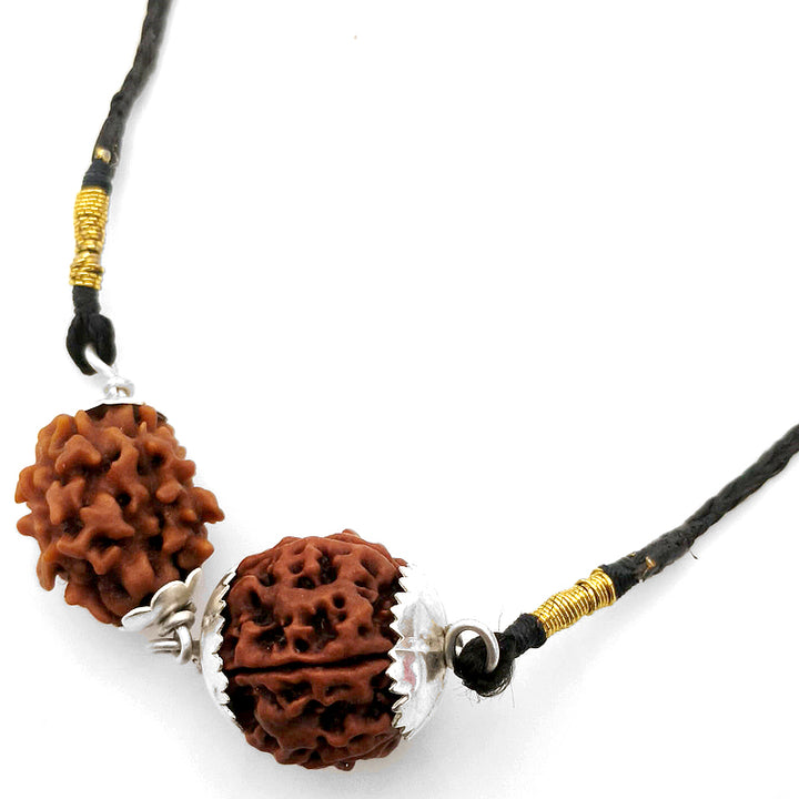 Scorpio (Vrischhik) Intuition & Financial Gain Bundle - 5 & 2 Mukhi Rudraksha