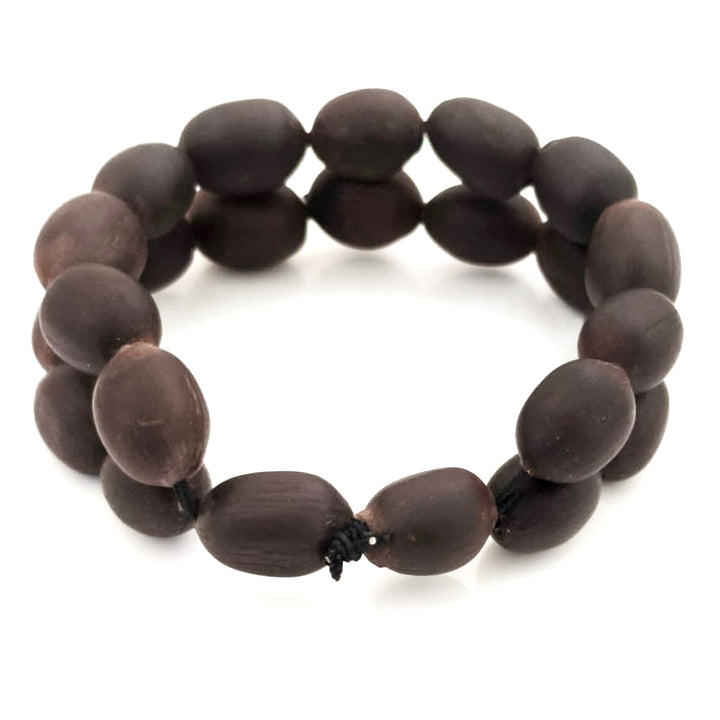 Lotus Seed Bead Bracelet in Elastic Thread | Kamal Gatta Beads Mala Bracelet