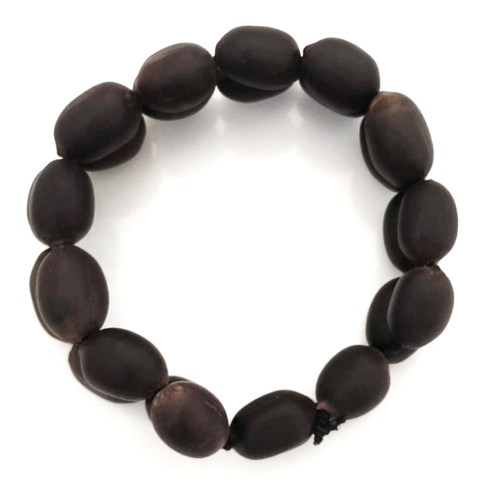 Lotus Seed Bead Bracelet in Elastic Thread | Kamal Gatta Beads Mala Bracelet