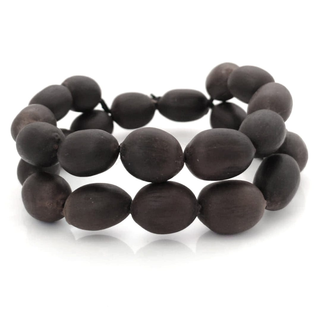 Lotus Seed Bead Bracelet in Elastic Thread | Kamal Gatta Beads Mala Bracelet