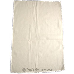 Woolen Puja Asana White