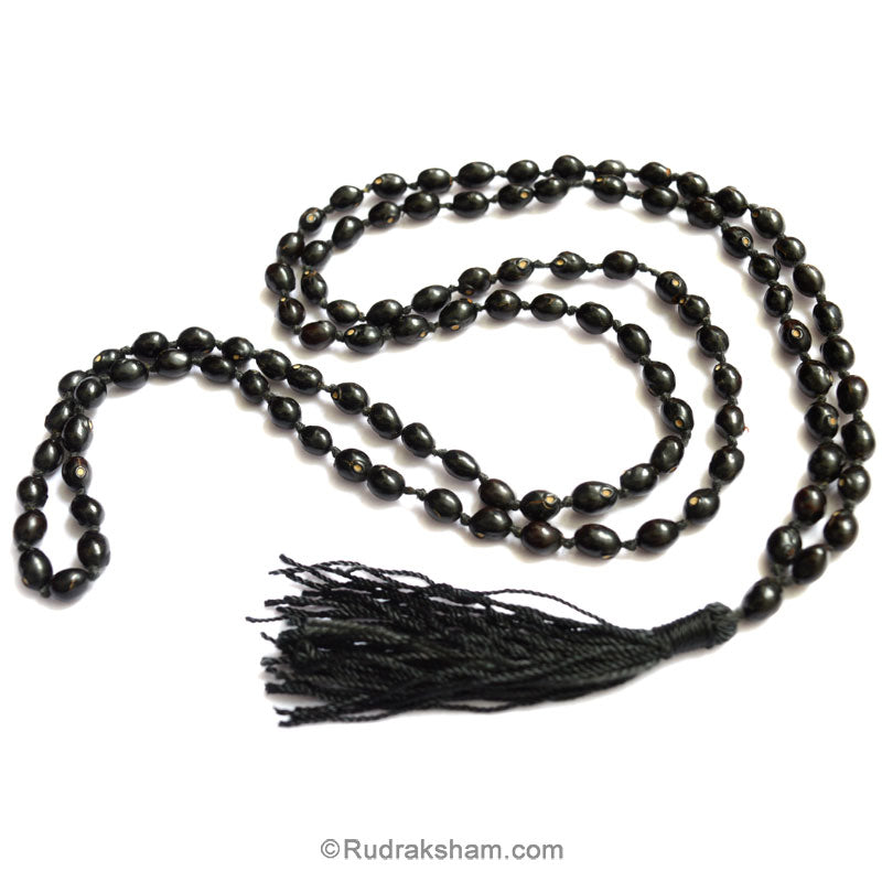 Black Chirmi Beads Mala