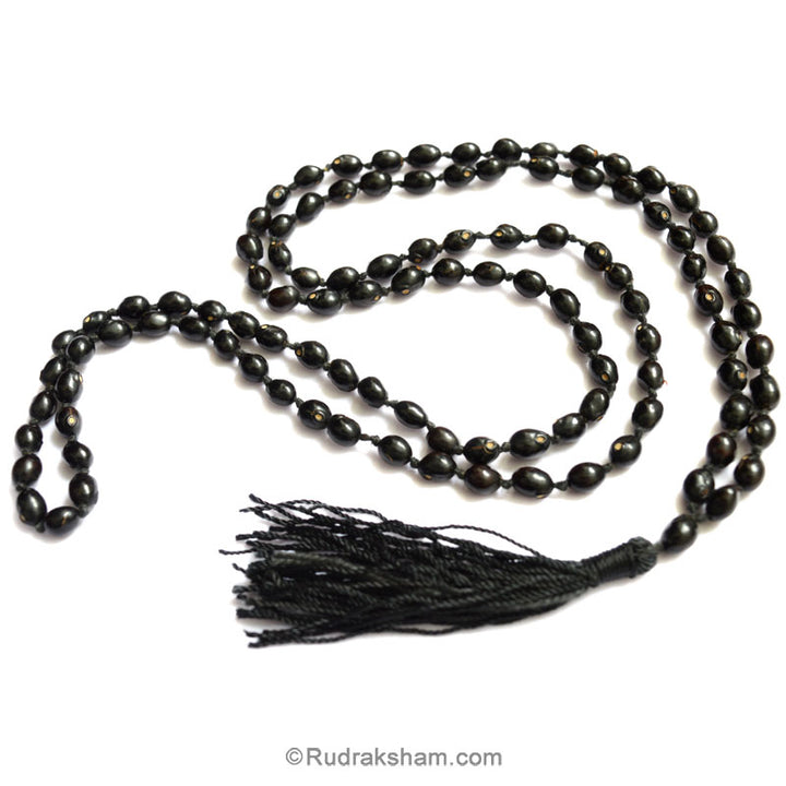 Black Chirmi Beads Mala