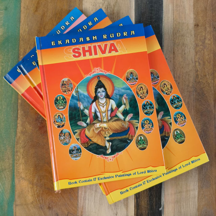 Ekadash Rudra SHIVA, Book with 17 exclusive paintings of Lord Shiva