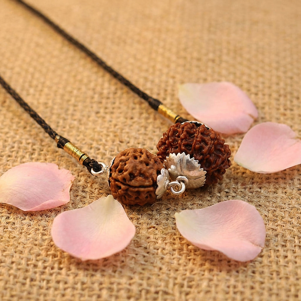 Leo (Simha) Authority & Leadership Bundle - 12 & 3 Mukhi Rudraksha