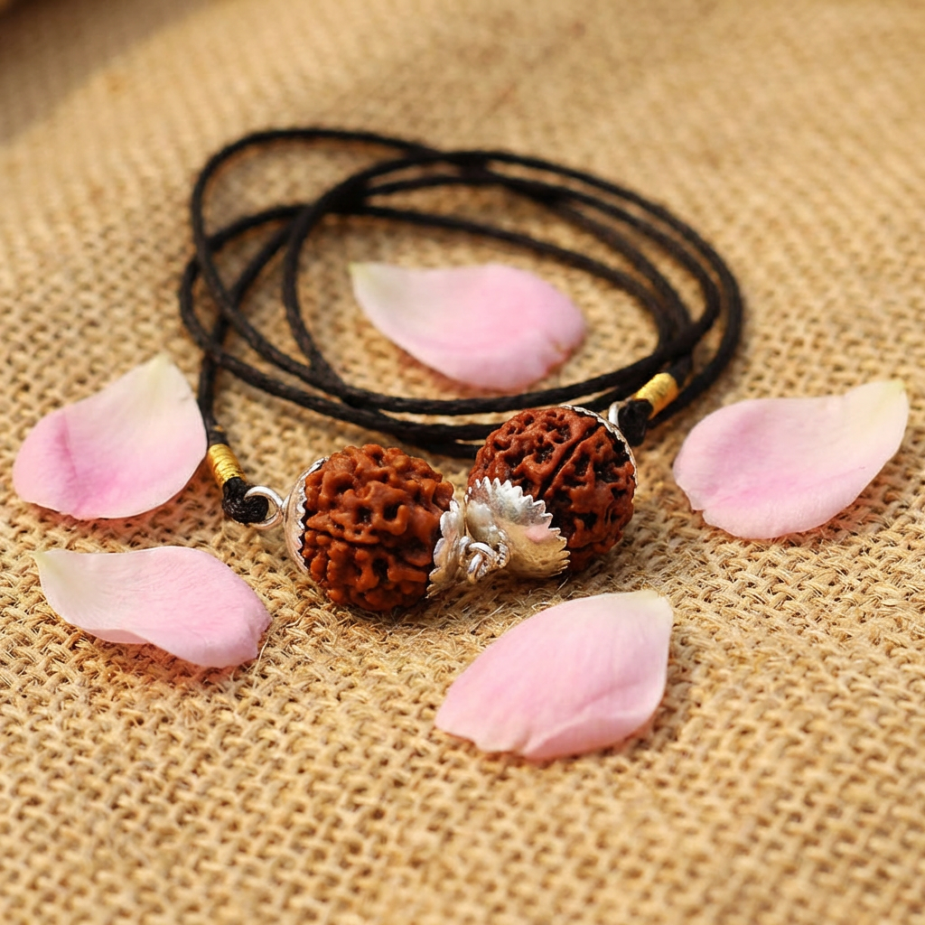 Scorpio (Vrischhik) Intuition & Financial Gain Bundle - 5 & 2 Mukhi Rudraksha