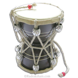 DAMROO - Damru - 5 Inch Dark Brown