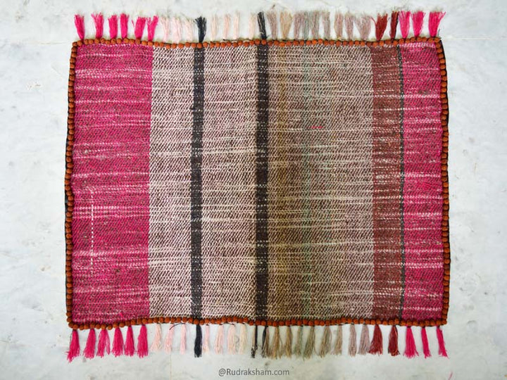 Rudraksha Mat for Meditation Woolen Aasana Mat