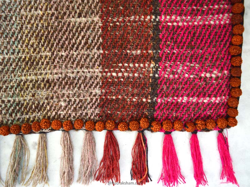 Rudraksha Mat for Meditation Woolen Aasana Mat