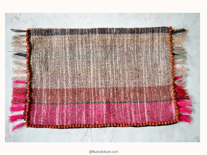 Rudraksha Mat for Meditation Woolen Aasana Mat