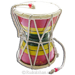 DAMROO - Damru - 5 Inches Multicolored | Monkey Talking Drum