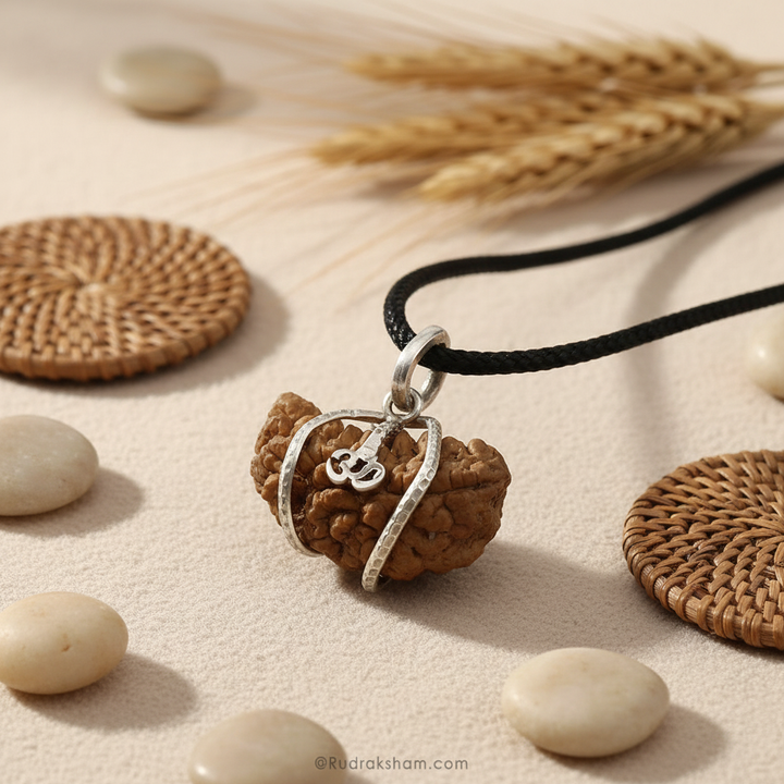 1 Mukhi Rudraksha Kaju Dana (Indian Origin) – Ultimate Consciousness & Leadership Large Copper Cap