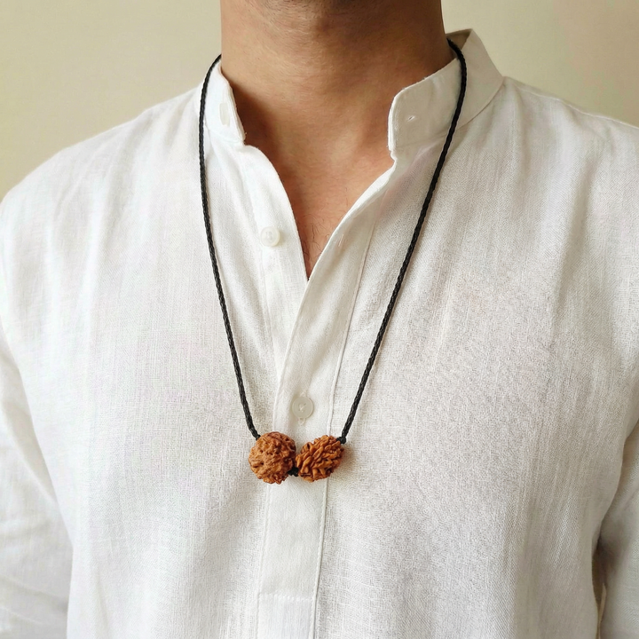 Cancer (Kark) Emotional Balance & Assets Bundle - 3 & 2 Mukhi Rudraksha