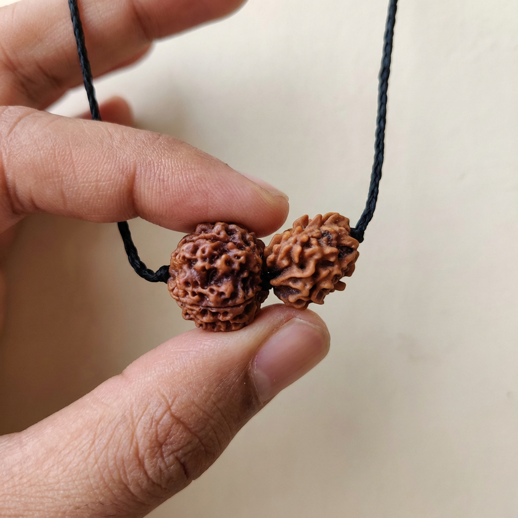 Scorpio (Vrischhik) Intuition & Financial Gain Bundle - 5 & 2 Mukhi Rudraksha