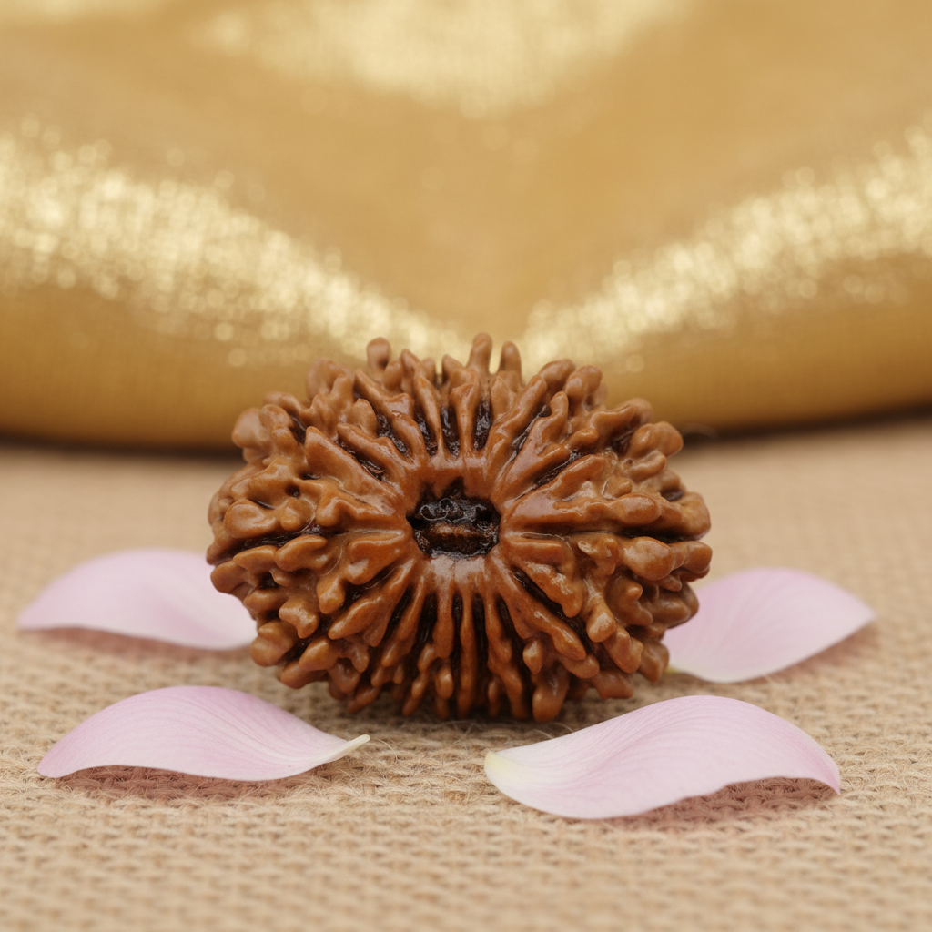 Authentic 16 Mukhi Rudraksha (Nepal) – Protection & Victory Only Bead